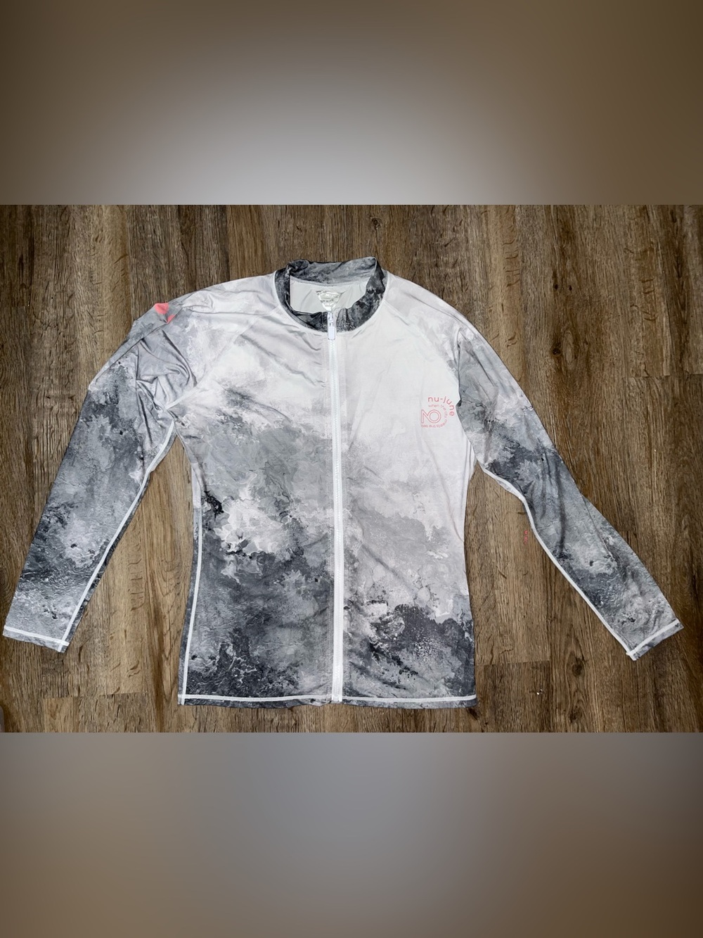 Nu-June Swimwear surf beach long sleeve shirt women’s large full zip